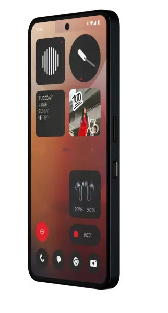 Nothing Phone3A 5G Smartphone, Black, 256 GB