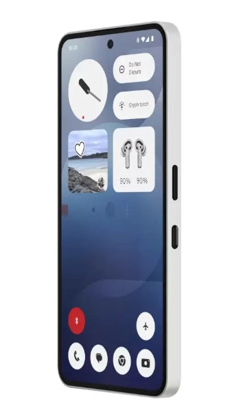 Nothing Phone3A 5G Smartphone, White, 256 GB